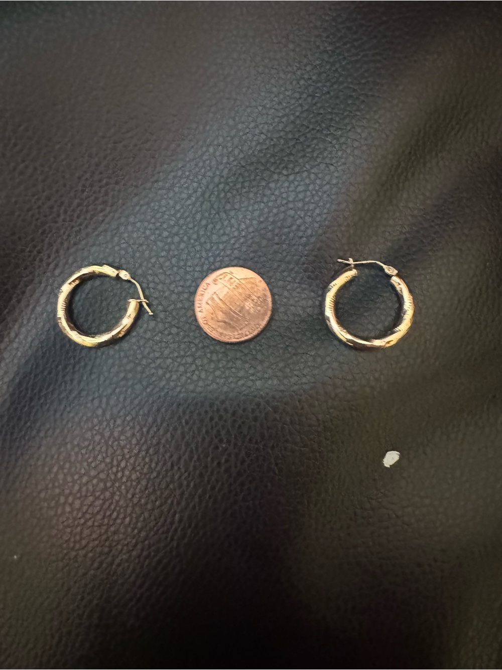 Bony Levy Textured Small 14K Gold Hoop Earrings for Women